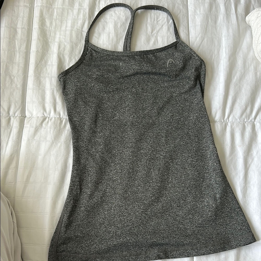Gray Athletic Tank Top